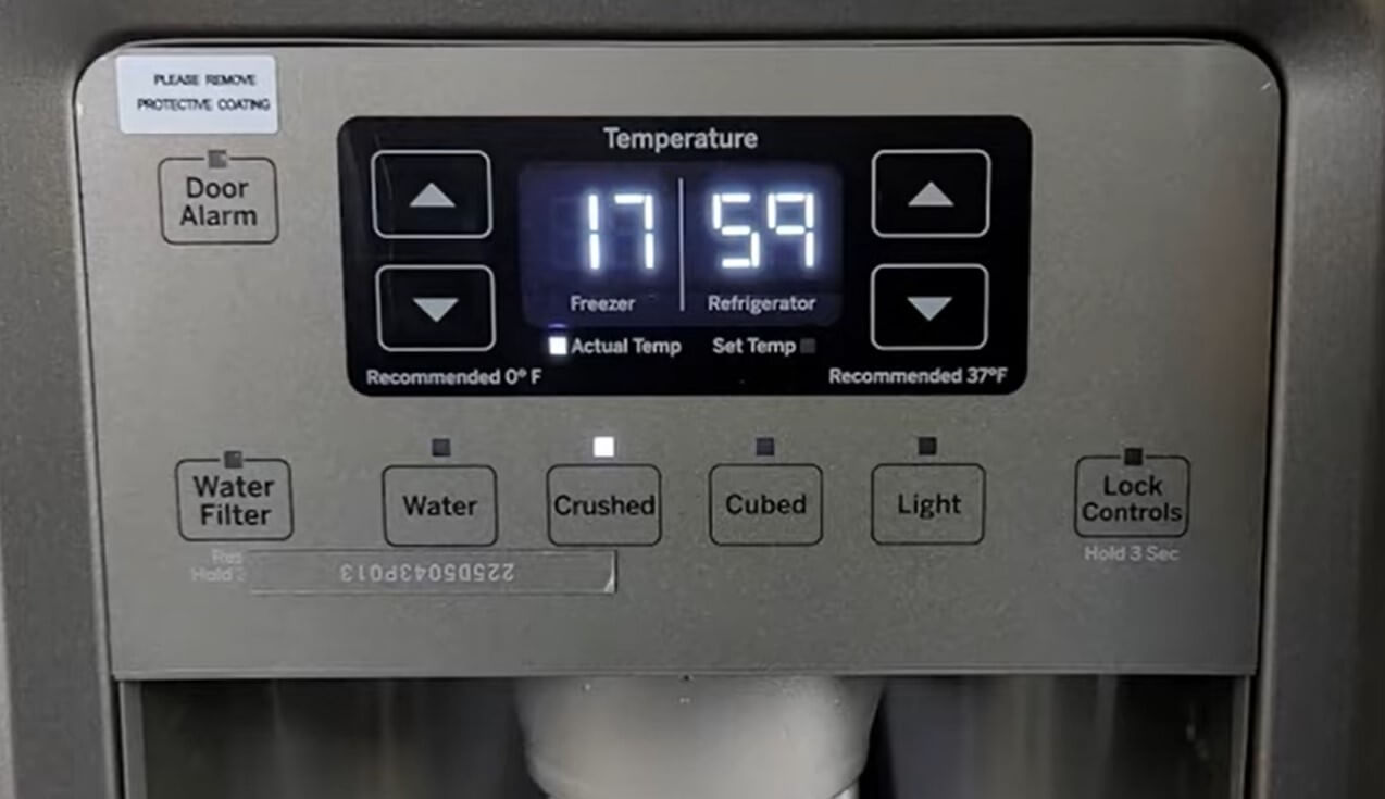 How To Reset Water Filter On Ge Cafe Refrigerator?