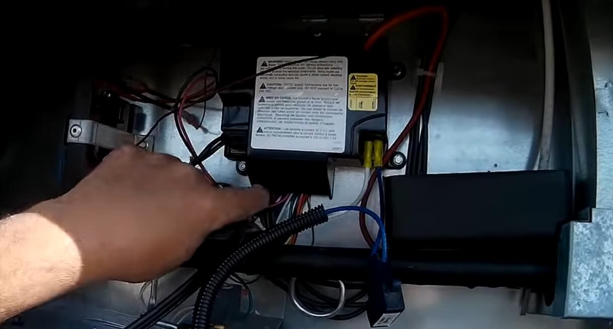Where Is The Reset Button On A Norcold Rv Refrigerator?