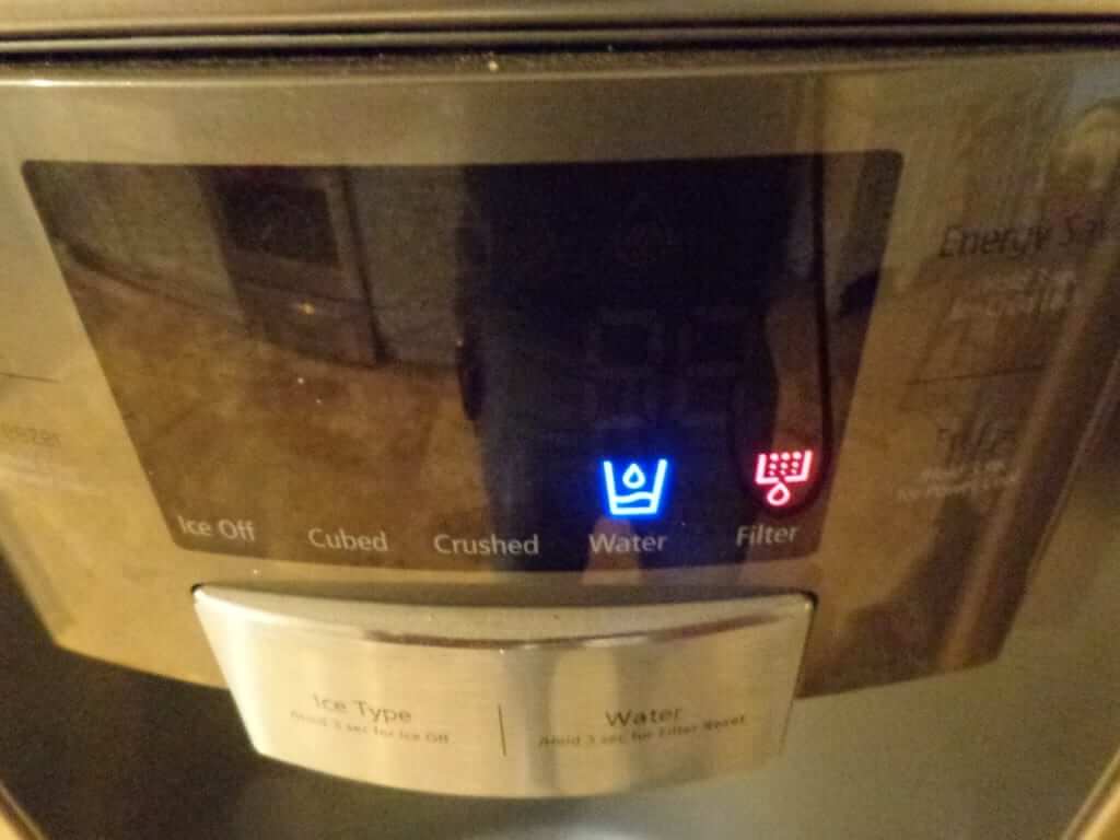 whirlpool gold refrigerator water filter reset button