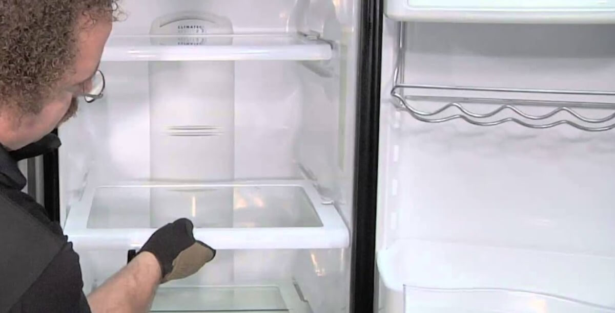 Squeaky Clean How To Clean Under Glass In GE Fridge?