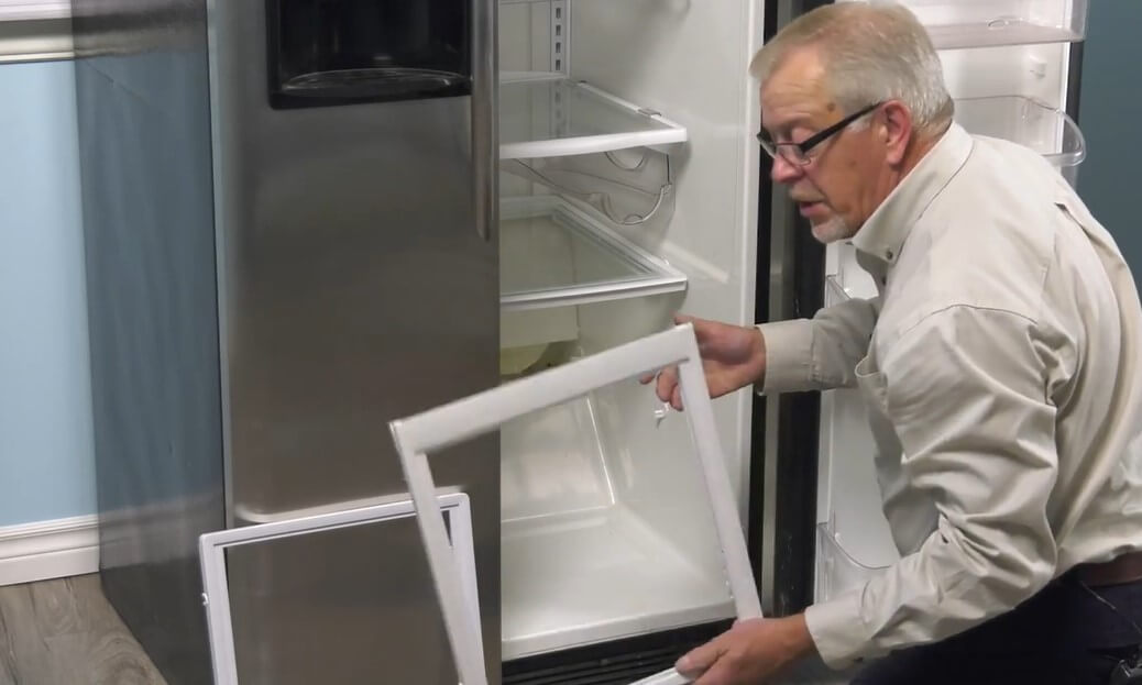 How To Remove Glass From Frigidaire Refrigerator Shelf?