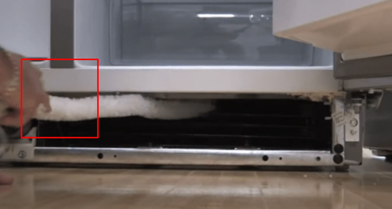 Clean Sweep How To Move A LG Refrigerator To Clean Behind?