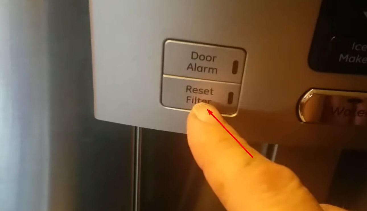 How To Reset Water Filter On Ge Cafe Refrigerator?