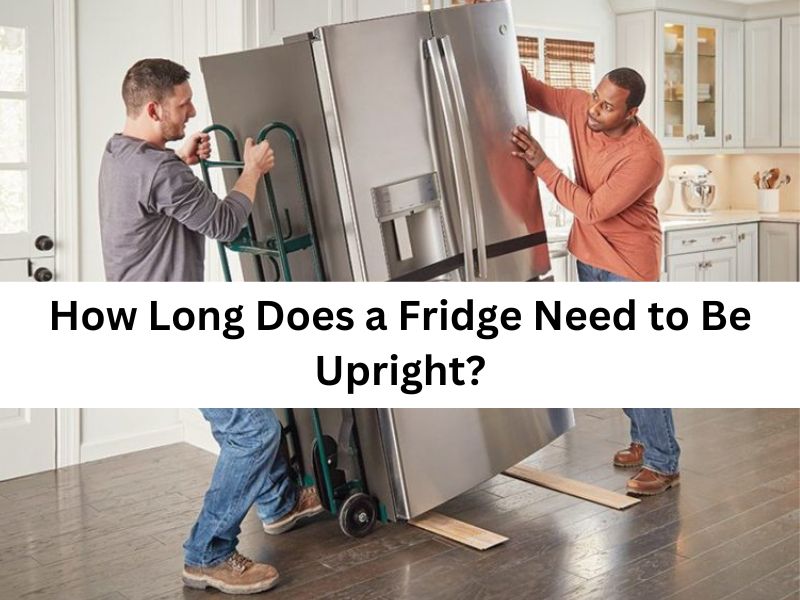 How Long Does A Fridge Need To Be Upright?