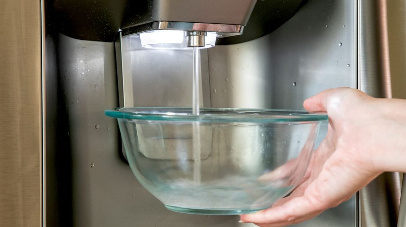 How To Clean Kenmore Elite Refrigerator Water Dispenser?