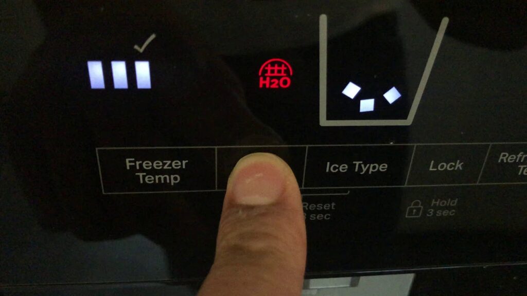 Reset H20 Light on Whirlpool Refrigerator