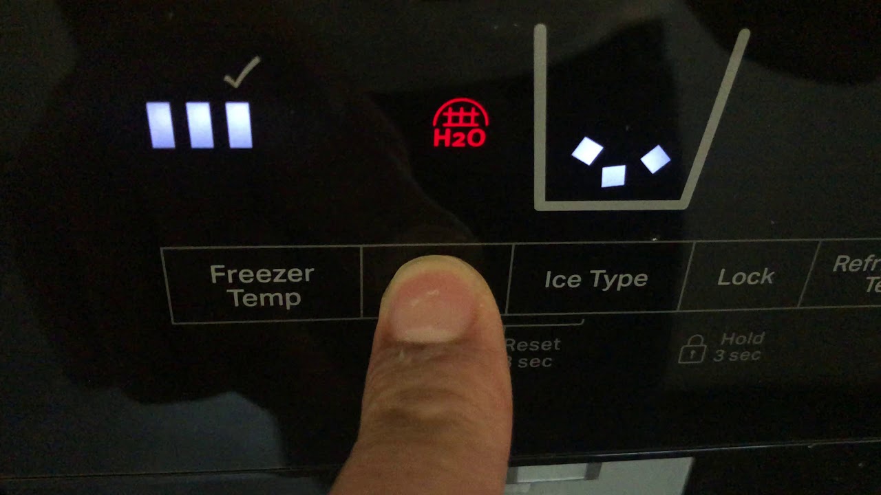 whirlpool gold refrigerator control panel reset g15sa