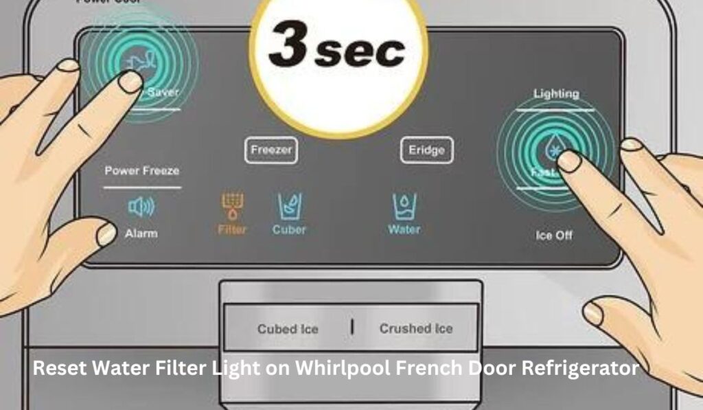 Reset Water Filter Light on Whirlpool French Door Refrigerator 1