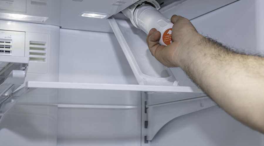 Whirlpool refrigerator Clogged water filter