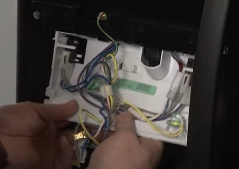 reconnect the wiring harness in place