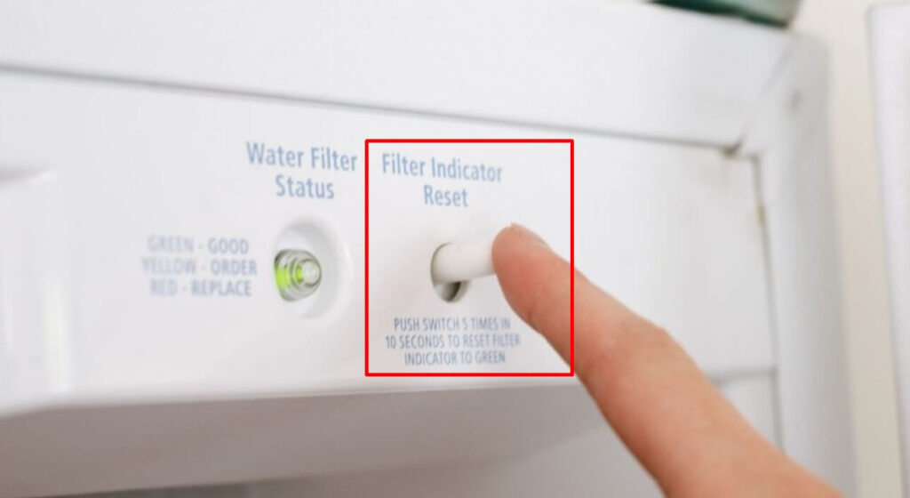 How do I reset my whirlpool refrigerator not cooling