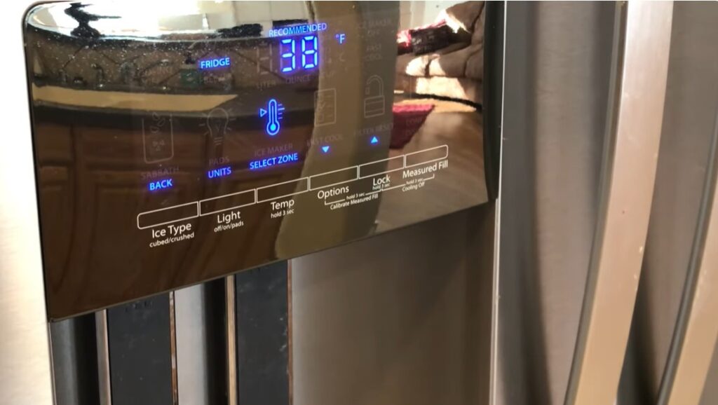 Different Buttons And Settings of Whirlpool Temperature Control Panel