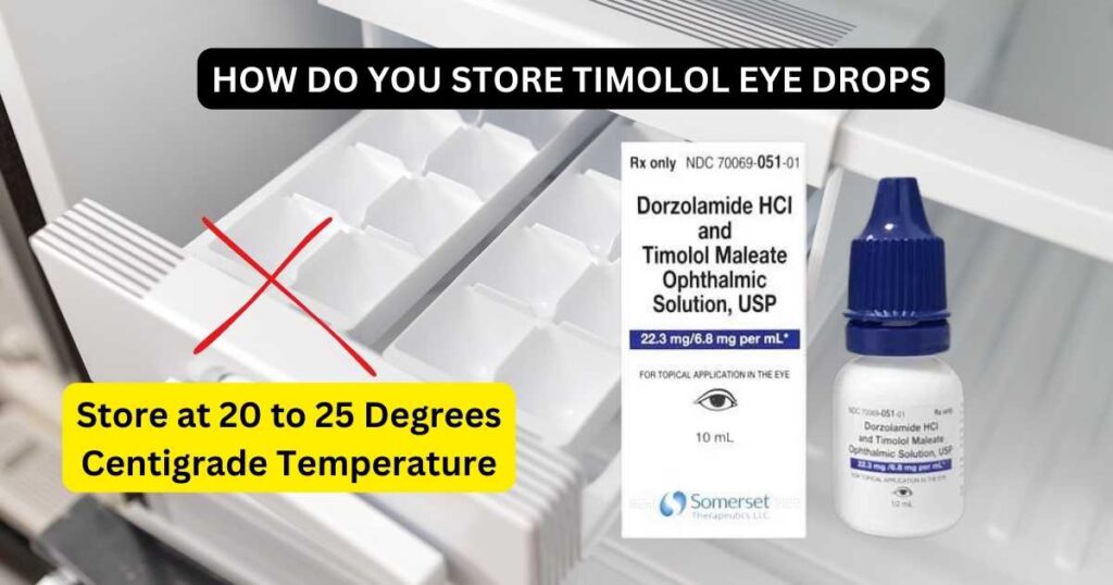 How Do You Store Timolol Eye Drops