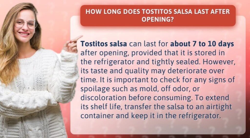 How Long Does Tostitos Salsa Last After Opening