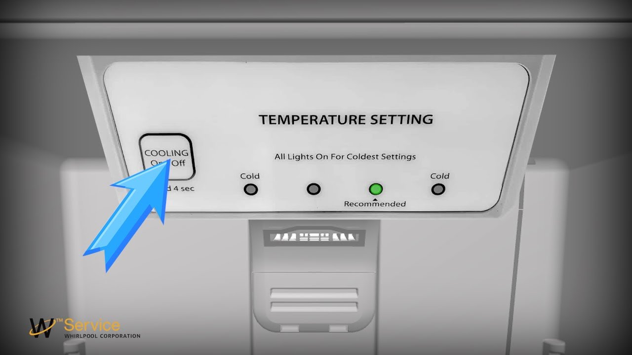 Whirlpool French Door Refrigerator Temperature Settings