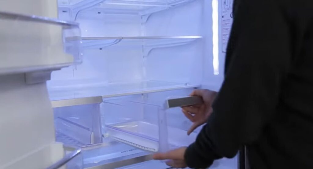 How to Remove Vegetable Tray from LG Refrigerator
