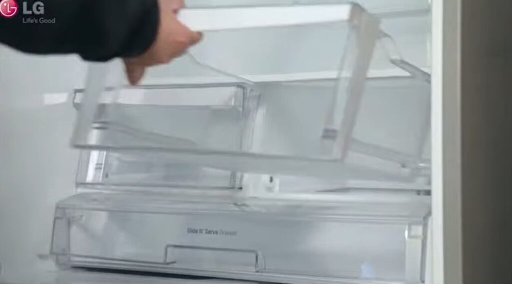 How to take apart LG fridge shelves
