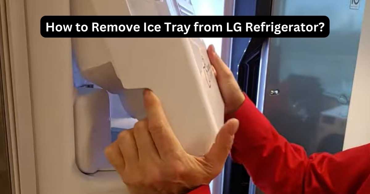 How To Remove Ice Tray From LG Refrigerator? Expert Tips