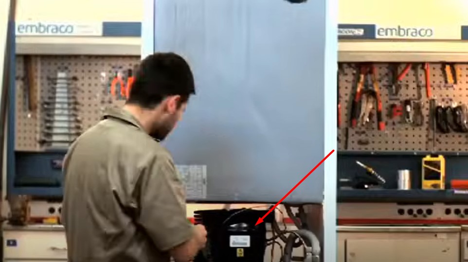 replacing the compressor on a refrigerator