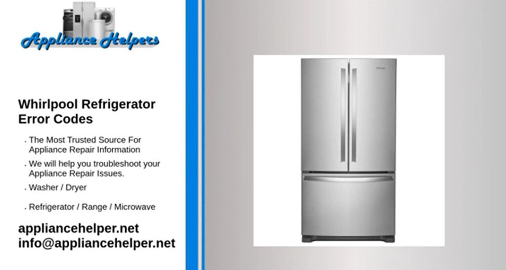 Common Error Codes In Whirlpool Refrigerators