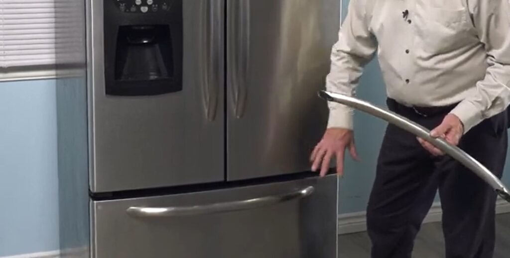 Disassembling The Freezer Door Handle