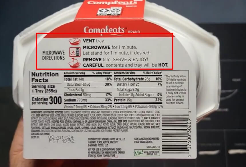 Hormel Compleats Refrigerated