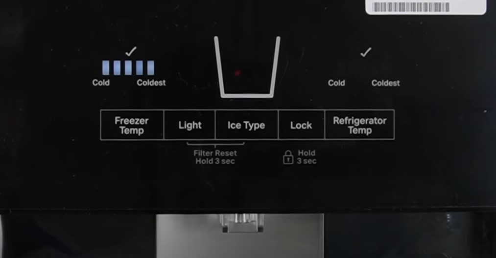 How do I reset my Whirlpool freezer