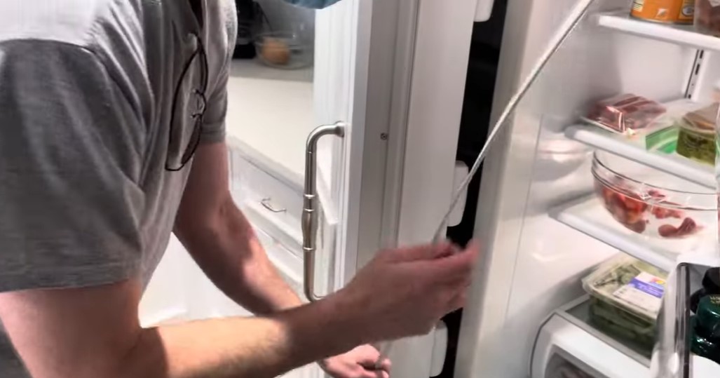 How To Disassemble Lower Whirlpool Refrigerator Freezer Door?