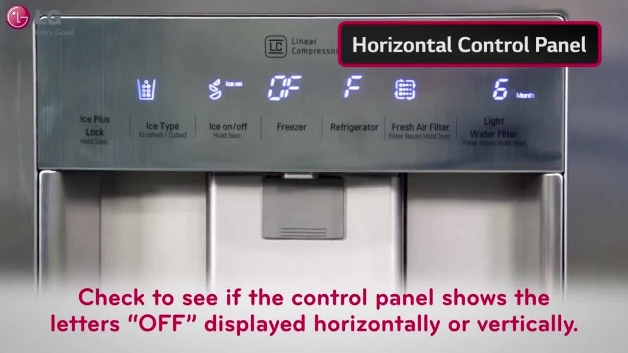 How Do I Reset My Lg Refrigerator Control Panel?