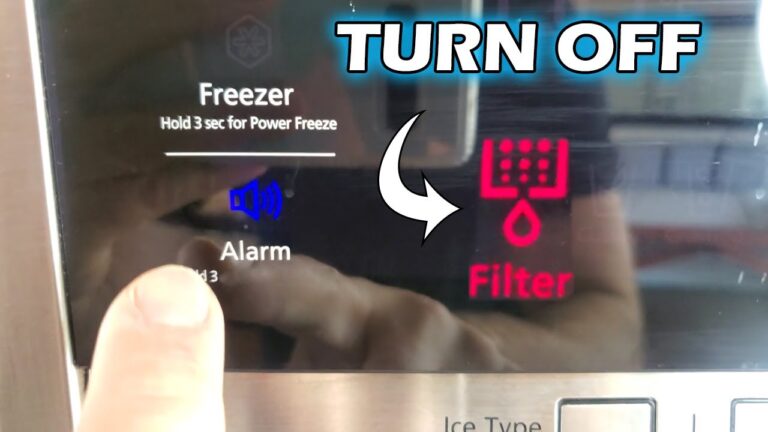How to Reset Filter Alarm on Samsung Refrigerator
