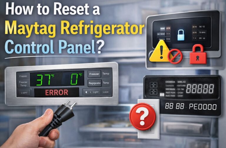 How to Reset Maytag Refrigerator Control Panel