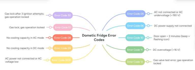 Dometic Fridge Error Codes