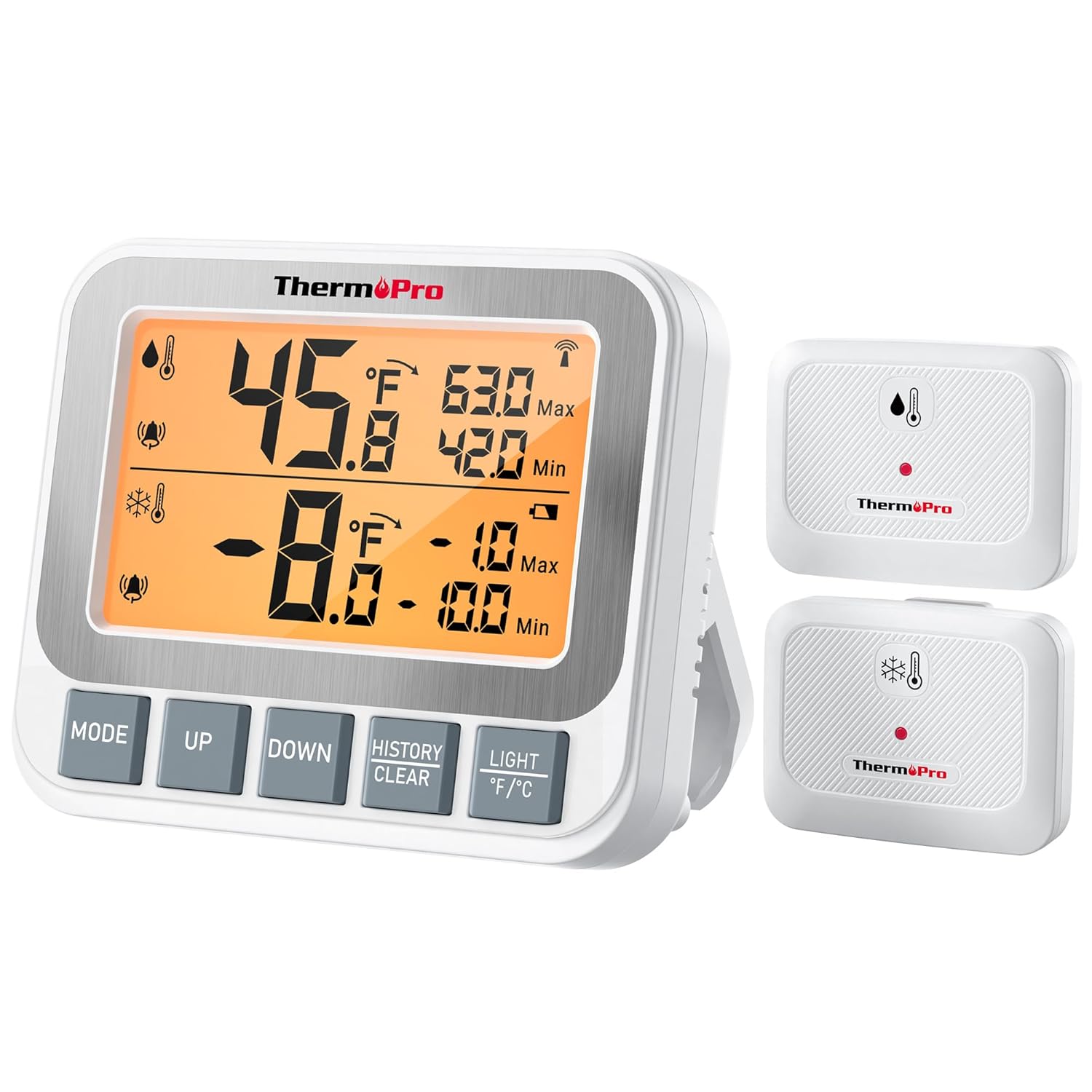 ThermoPro Wireless Freezer Fridge Thermometer with Alarm