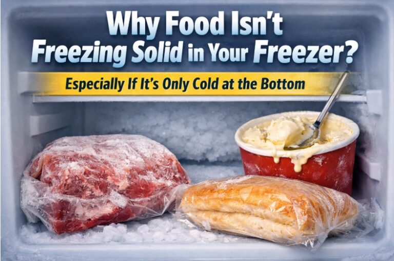 Why My Freezer Is Not Freezing Food Completely